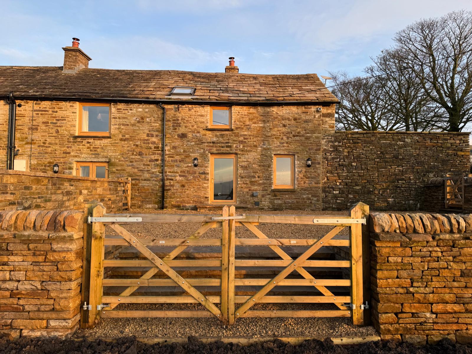 Old Smithy - Rear View through gate